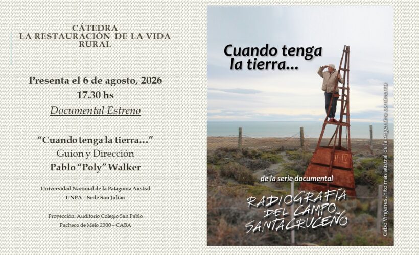 Cuando tenga la tierra …