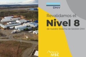 Minera Santa Cruz revalidó el nivel 8 de DNV en gestión de riesgos