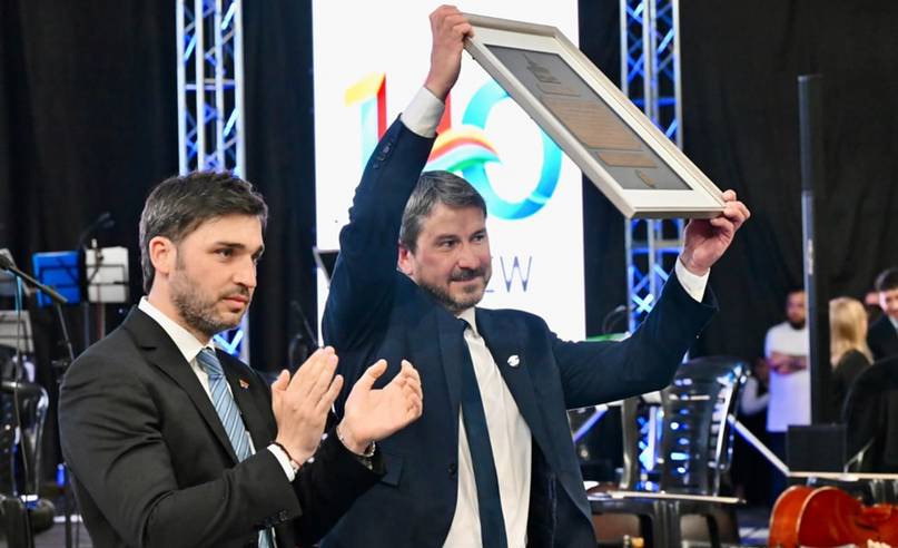 Trelew celebró sus 140 años con acuerdos para impulsar el desarrollo productivo: Torres llamó a “trabajar unidos” y destacó la llegada de nuevas inversiones