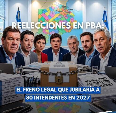 Más de 80 intendentes bonaerenses sin reelección: una ley que reordena el mapa político