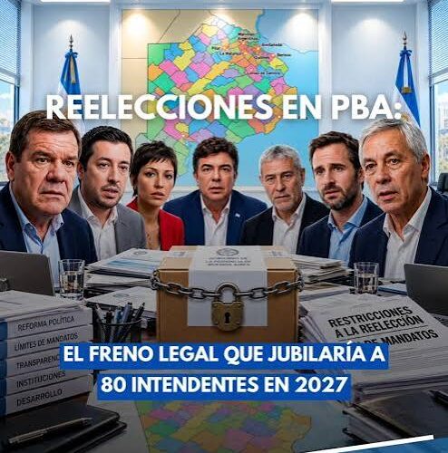 Más de 80 intendentes bonaerenses sin reelección: una ley que reordena el mapa político