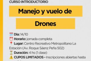 La Municipalidad de Rafaela lanza Talento +45 y capacita en manejo de drones. ¿Tenés más de 45 años y buscás trabajo? 