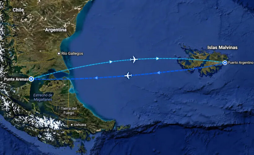 Malvinas: la ANAC denunció a Thales por vuelos entre Punta Arenas y Puerto Argentino sin autorización